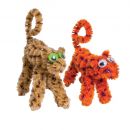 Striped Pipe Cleaner (Chenille Stems) 12" X 6 100 Pieces Assorted Colors