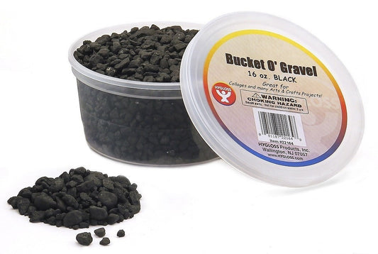 Gravel, Black, 1 lb Bucket