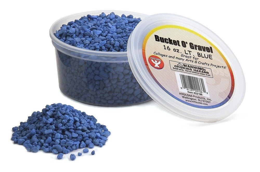 Gravel, Light Blue, 1 lb Bucket