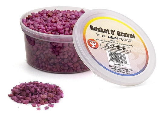 Gravel, Neon Purple, 1 lb Bucket