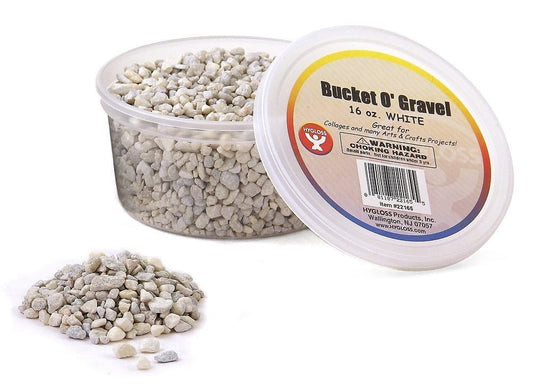 Gravel, White, 1 lb Bucket