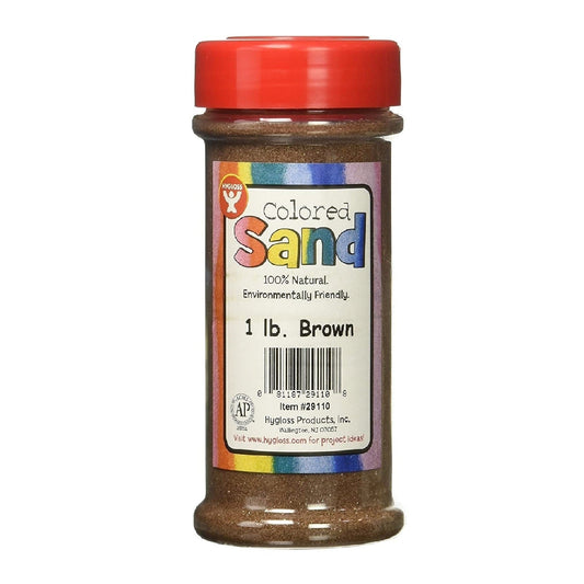 Colored Sand, Brown 1 lb. Container