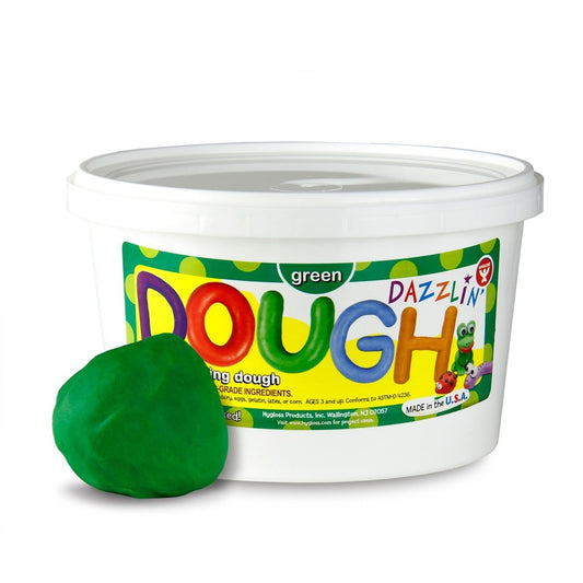 Dazzlin' Dough 3 lbs. Green, Non-Scented