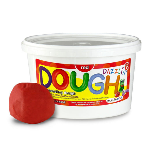 Dazzlin' Dough 3 lbs. Red, Non-Scented