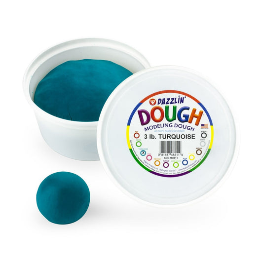Dazzlin' Dough 3 lbs. Turquoise, Non-Scented