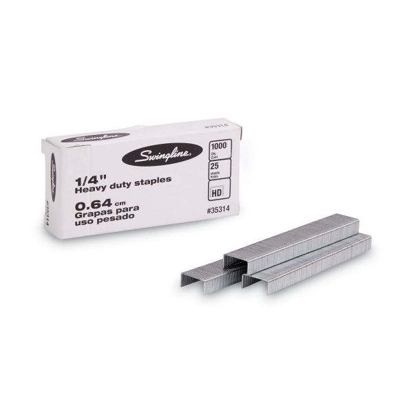 Swingline S.F. 13 Heavy-Duty Staples 1/4" 1000 Box