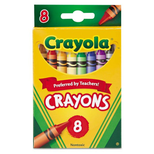 Crayola Classic Color Crayons, 8 Colors/Pack