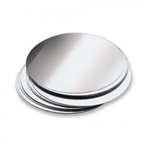 3" Silver Mirror Board Circles 25/pack
