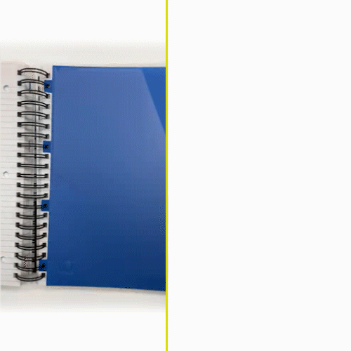 IQ+ Premium 5 Subject Spiral Notebooks, 11″ X 9″, College Ruled Color may vary