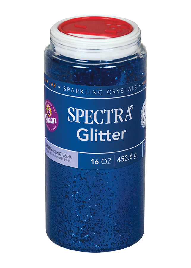 1lb Glitter Shaker Can Blue