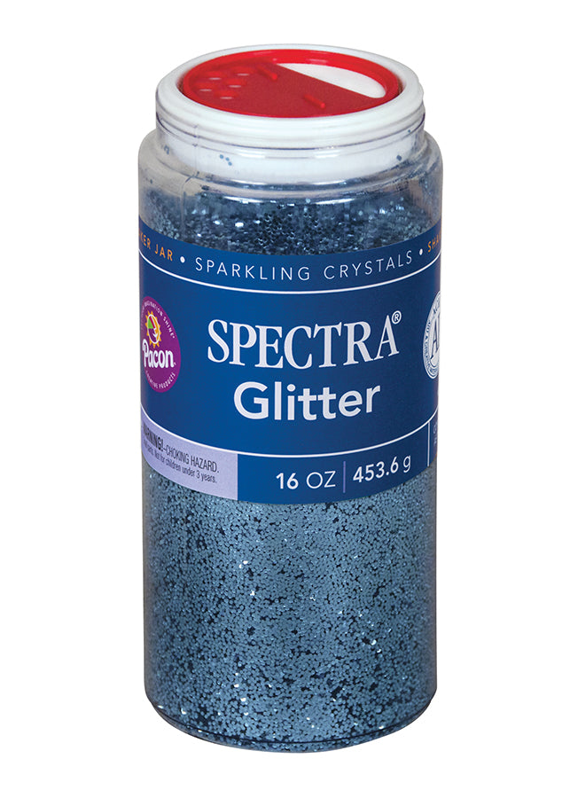 1lb Glitter Shaker Can Sky Blue