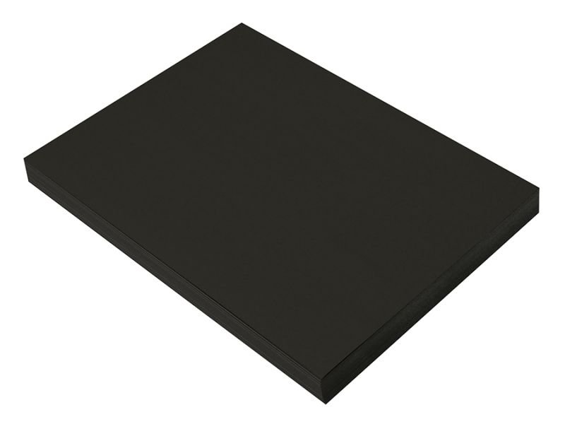 Construction Paper 9" X 12" Black 96 Sheets