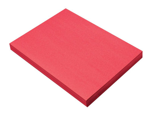 Construction Paper 9" X 12" Holiday Red 100 Sheets