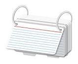 Index Card Organizer, 75 Card Capacity
