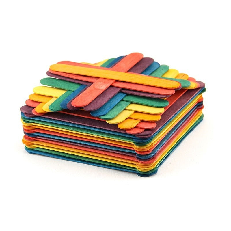 Craft Wood Popstix 6" Colored Jumbo, 500 ct.