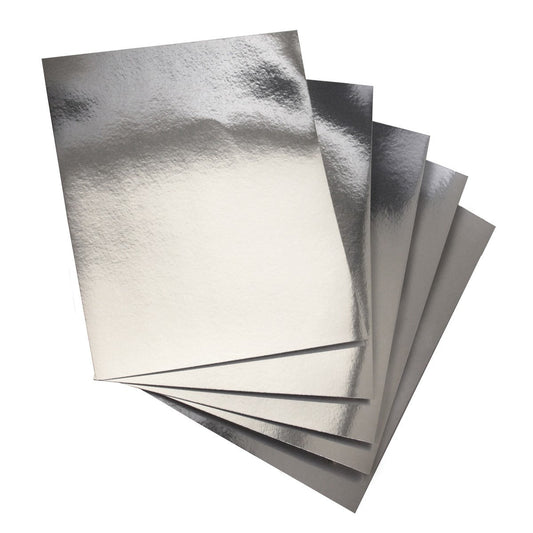 Metallic Foil Board 1 Sheet 20" x 26" Silver