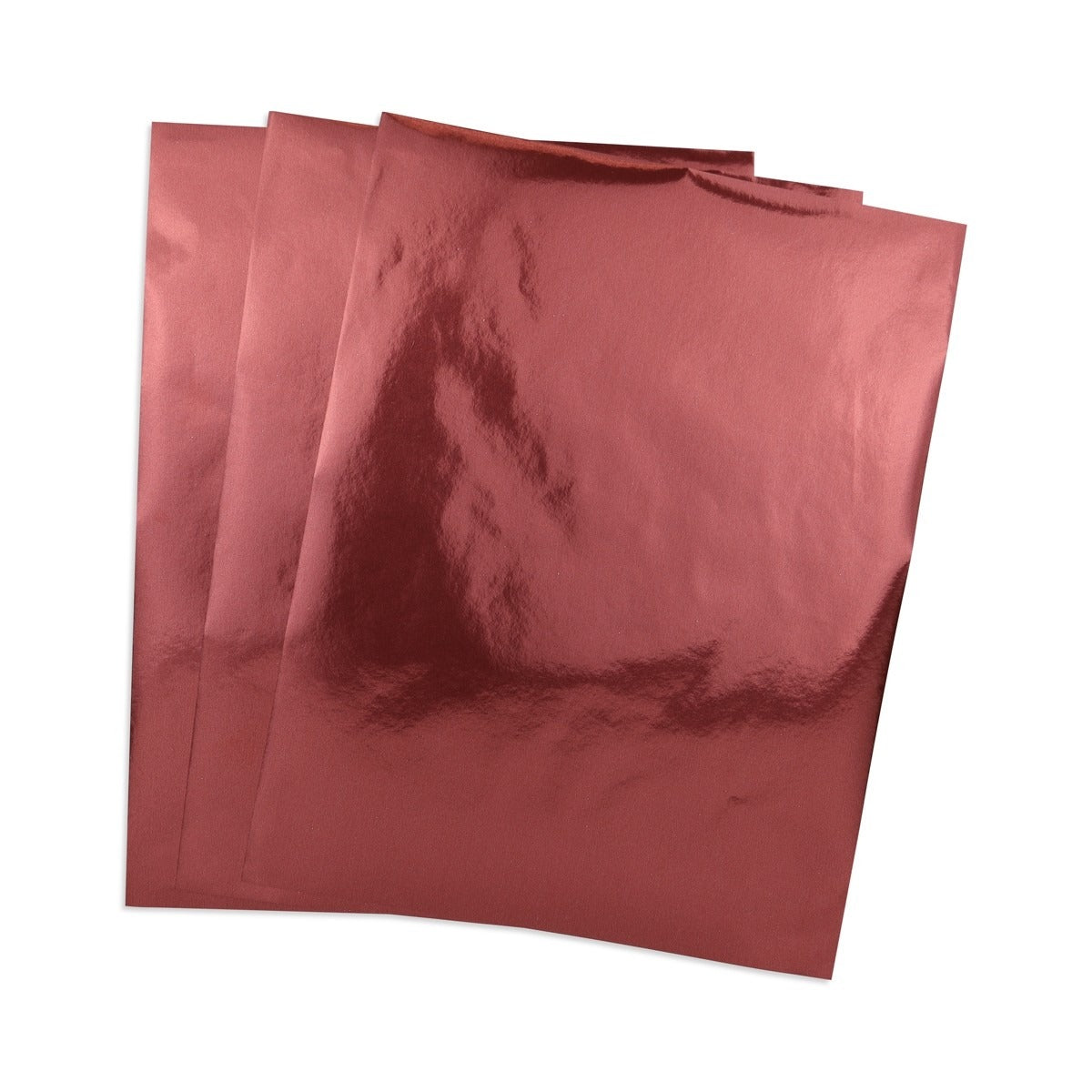 Metallic Foil Paper 12 Sheets 8.5" x 11" Burgundy (Copy)