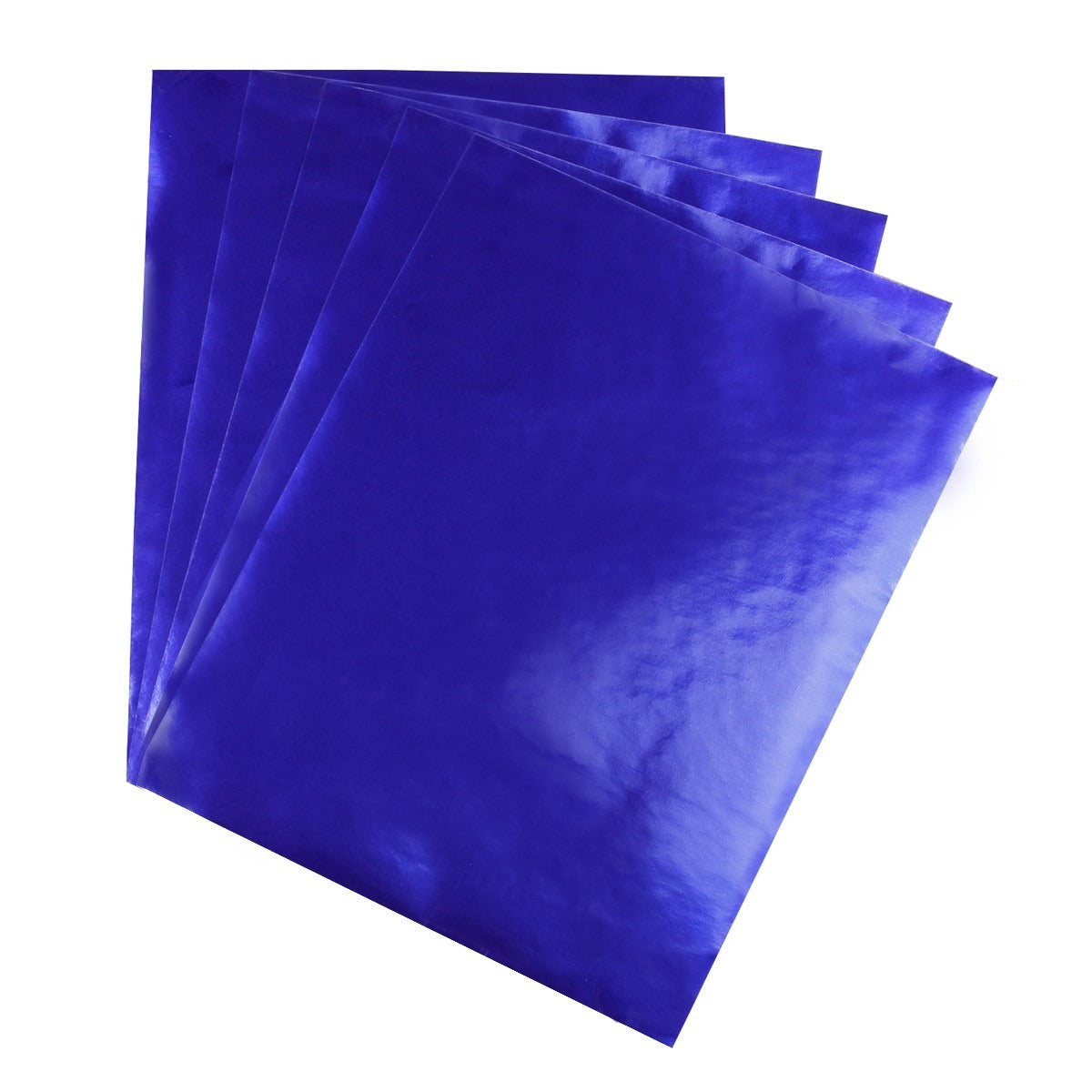Metallic Foil Paper 12 Sheets 8.5" x 11" Dark Blue