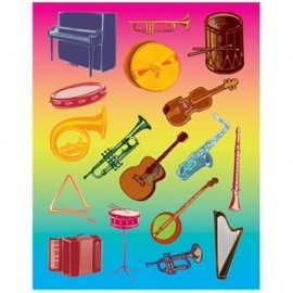 Musical Instruments Stickers