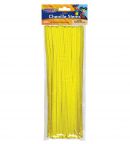 Pipe Cleaner (Chenille Stems) 12" X 6 100 Pieces Yellow