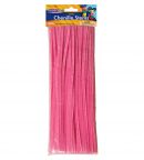 Pipe Cleaner (Chenille Stems) 12" X 6 100 Pieces Pink