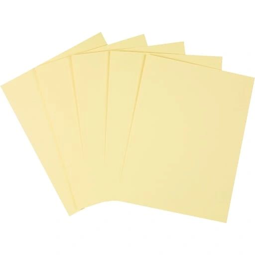 #67 Cardstock Paper Legal Size 250 Sheets Canary