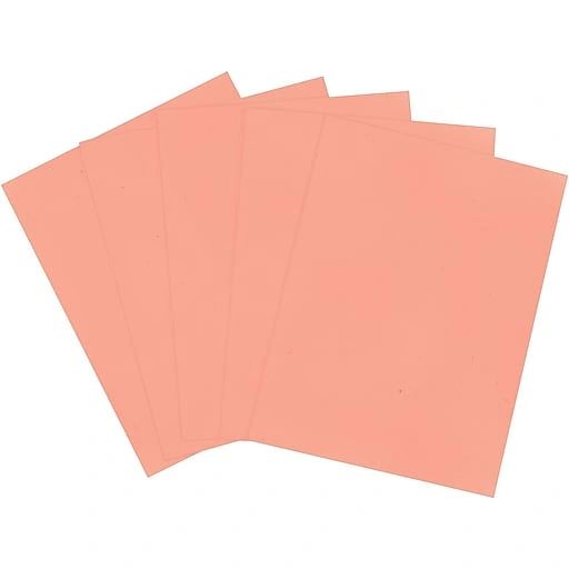 Copy Paper, 20 lb, 8-1/2 x 11 500 Sheets Salmon