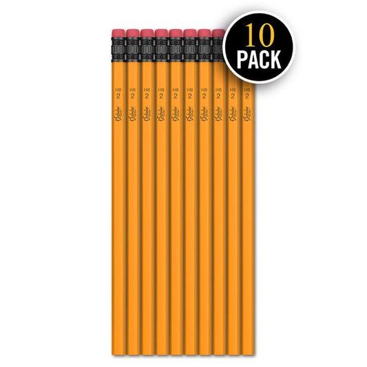 Unsharpened Pencil #2 Lead 10 Pack