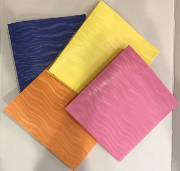 1.5" Textured Poly Binder with 1 Pocket Color May Vary