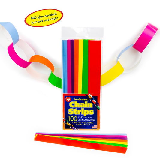 Stick-A-Licks - Gummed Super Strips (1 x 8-Inch) 100 Pcs