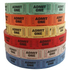 Single Ticket Rolls Orange