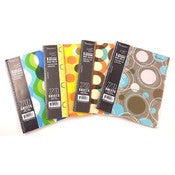 1 Subject Design Spiral Notebooks, 70 Page, College Ruled Color may vary