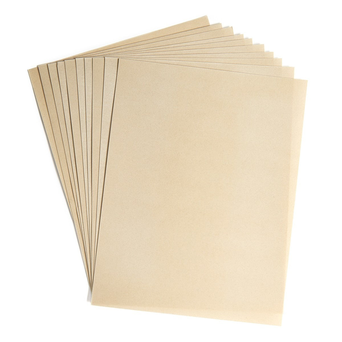 Velour Paper 10 Sheets 8.5" x 11" Beige