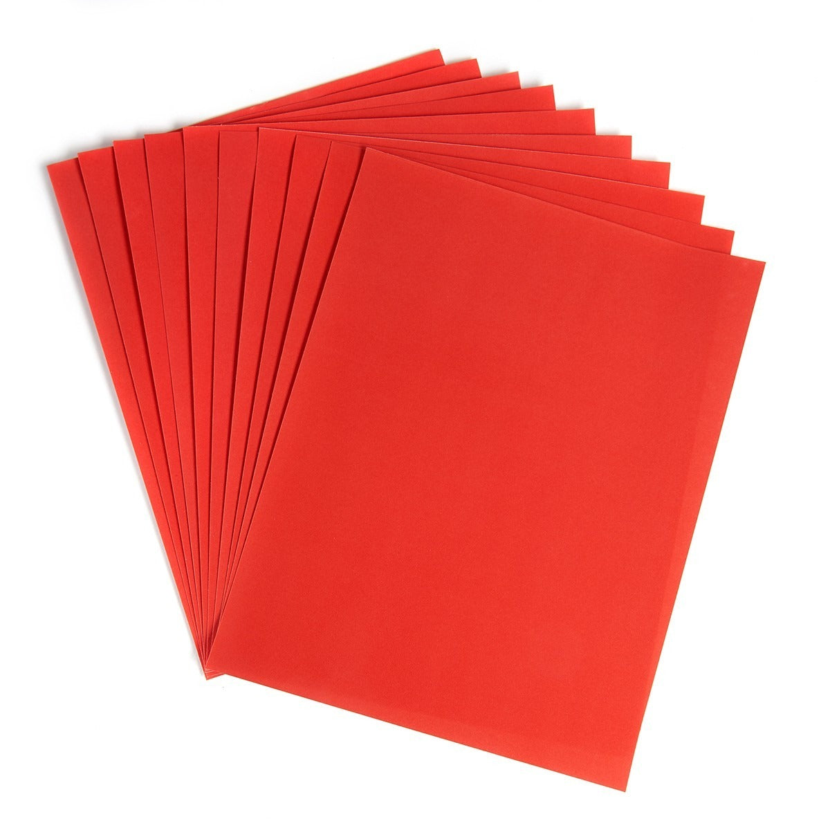 Velour Paper 10 Sheets 8.5" x 11" Orange