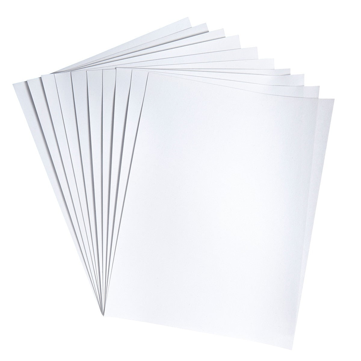 Velour Paper 10 Sheets 8.5" x 11" White