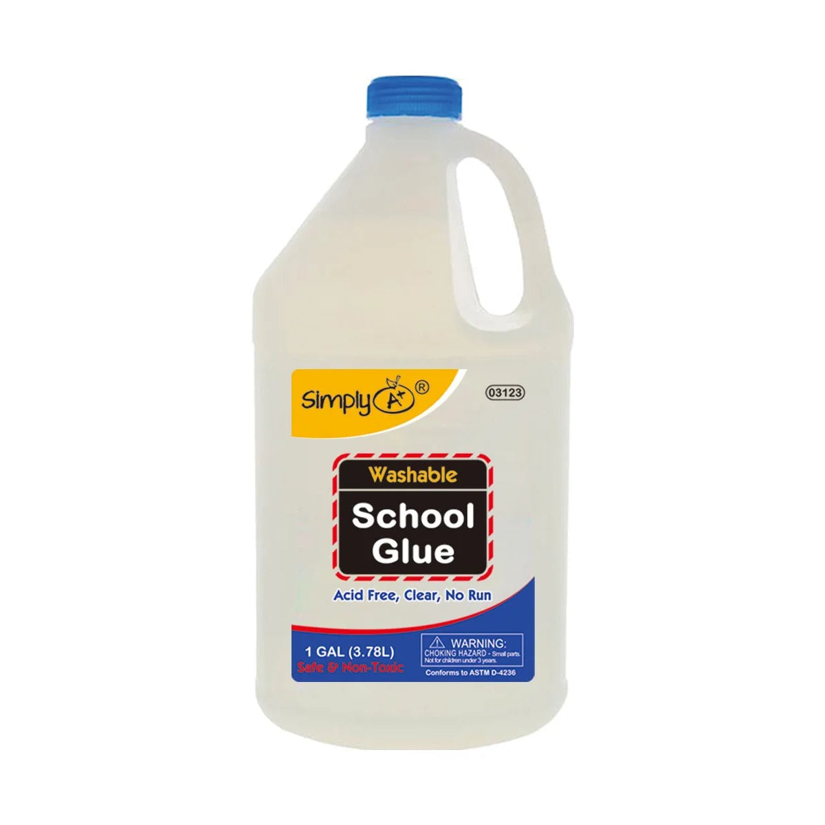 White Washable School Glue, 1 Gallon