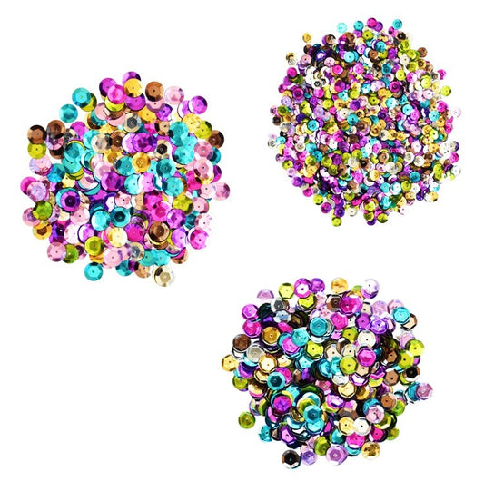 Cup Sequins Glam-Packs 5/8/10mm 1oz