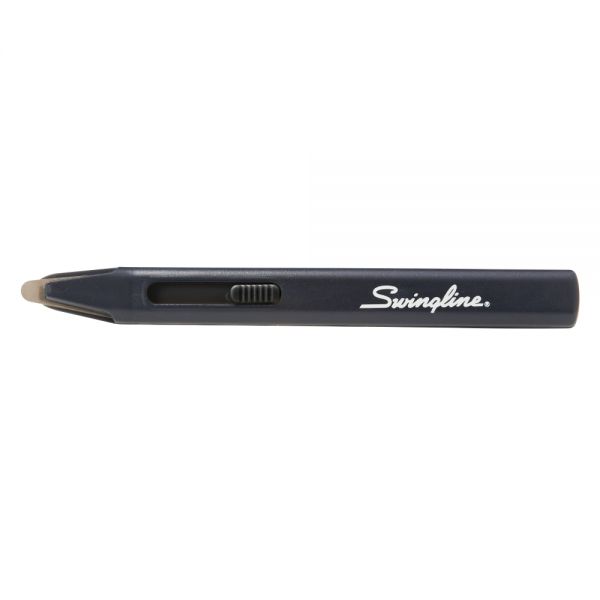 Swingline Quick Touch Full-Strip Stapler, Black/Silver