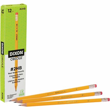 Dixon Oriole Presharpened Pencil #2 Lead Dozen