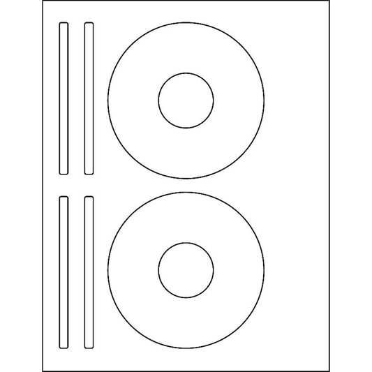 Laser/Ink Jet White CD/DVD Labels,