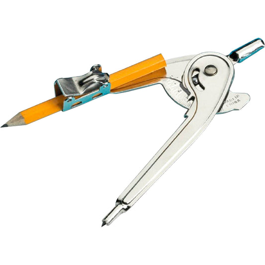 Metal Ball Bearing Compass w/ #2 Wood Pencil