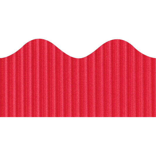 Bordette Scalloped Decorative Border, 2-1/4" x 50' Red