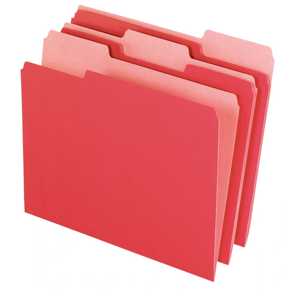 Red File Folder 100 Pack