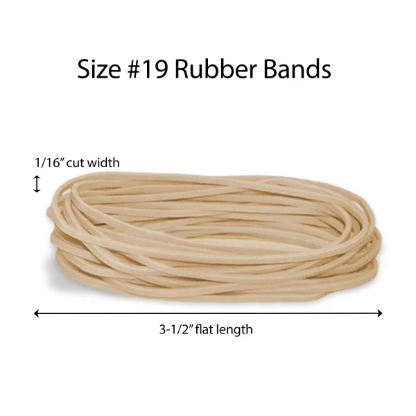 #19 Rubber Bands 1/4 lb