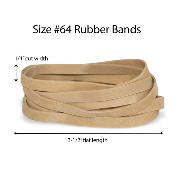 #64 Rubber Bands 1/4 lb