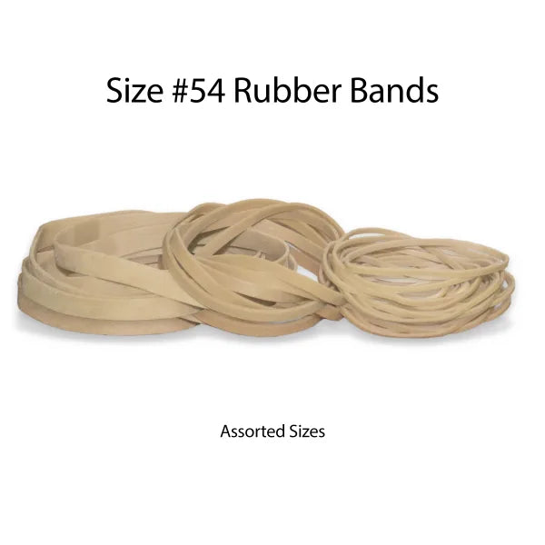 #54 Rubber Bands 1/4 lb Assorted Sizes