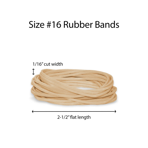 #16 Rubber Bands 1/4 lb