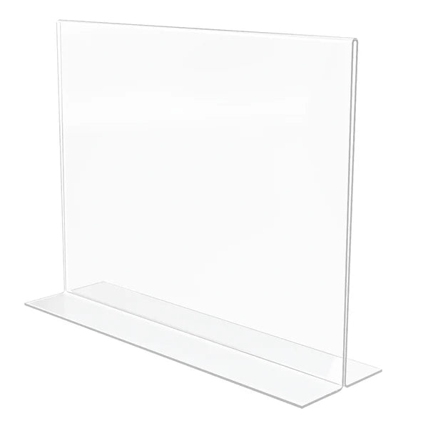 Stand-Up Sign Holder, Horizontal, 8 1/2"H x 11"W