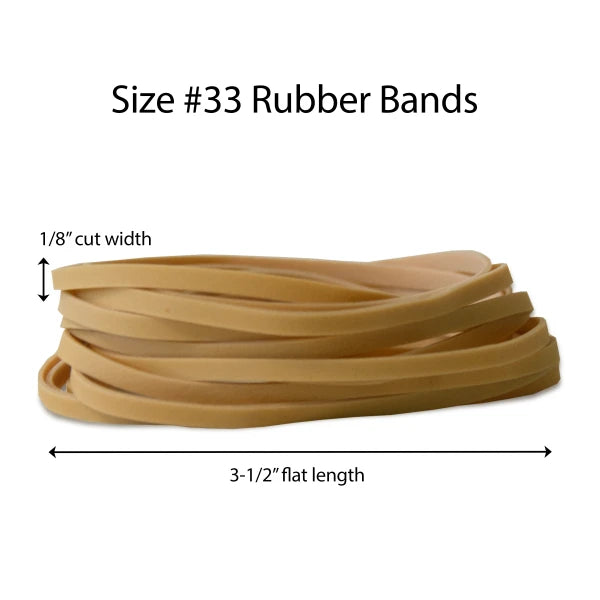 #33 Rubber Bands 1/4 lb