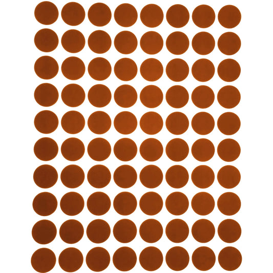 Color Coding Labels 13mm 1/2" Brown 32 sheets/pk  2,560 Stickers